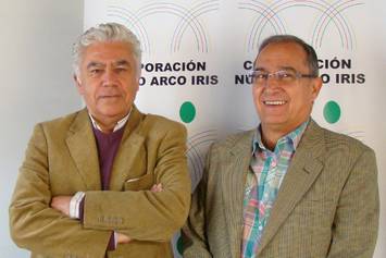 Fernando Hernández Valencia y José Aristizábal, defensores colombianos de los derechos humanos © Particular